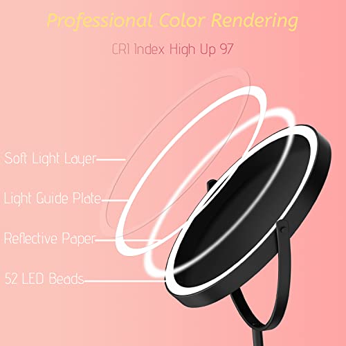 8” Lighted Makeup Mirror