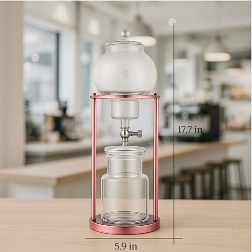 Luxury Ice Cold Brew Dripper Coffee Maker in Stainless steel