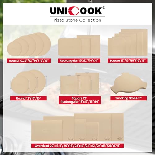 Pizza Stone for Oven and BBQ Grill