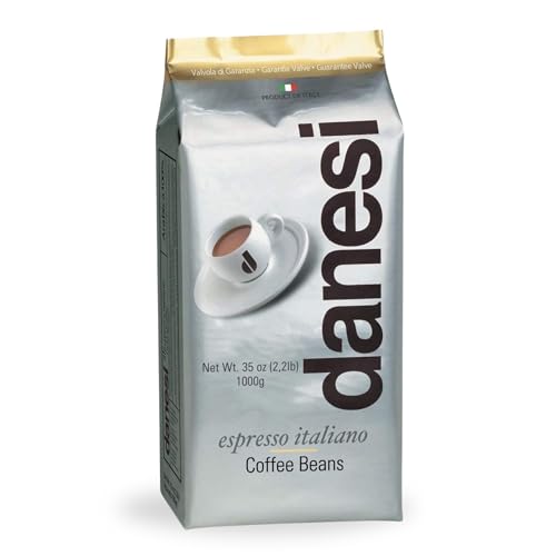 Danesi Caffe Gold Italian Whole Bean Espresso Coffee (35.2 Ounce)