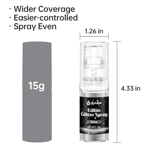 Silver Edible Glitter