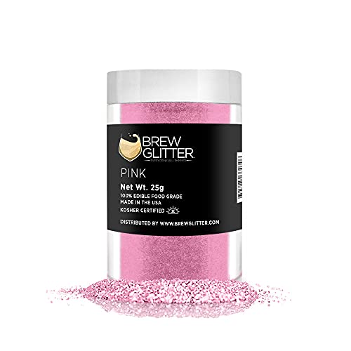 Pink BREW GLITTER Edible Glitter For Drinks