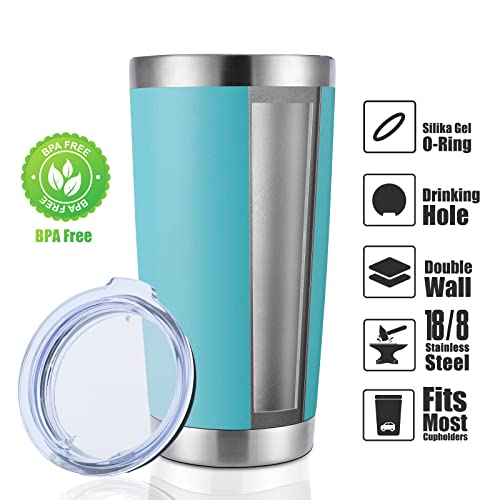 20oz Stainless Steel Tumbler Bulk with Lid (4 Count)