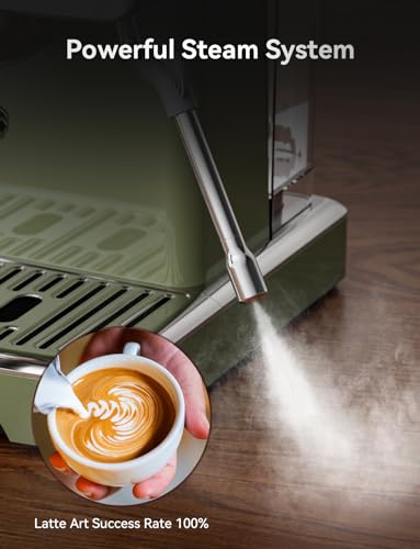 Professional Retro Espresso Machine with 58mm Portafilter
