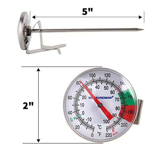 Instand Read 2” Dial 0~220℉ (4 Count)
