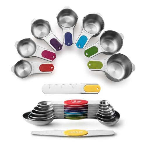 15 Magnetic Measuring Cups & Spoons Set w
