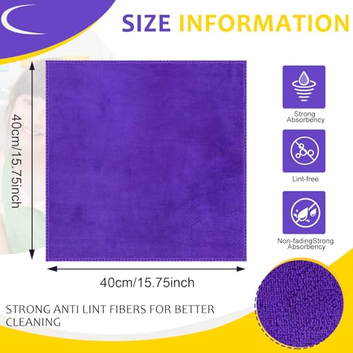 Car Microfiber Clean Cloths (120 Count)