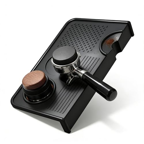 Espresso Tamping Mat with Portafilter Slot