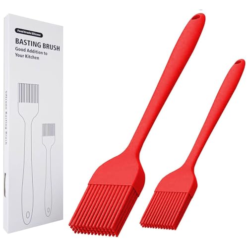 Silicone Basting Brush 2 Pcs Pastry Brush for Oil