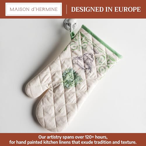 Maison d'Hermine Oven Gloves 100% Cotton Oven Mitt