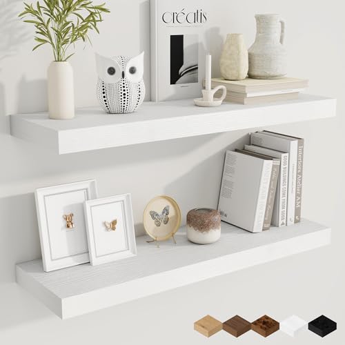9.3Inch Deep Floating Shelves for Wall (2 Count)