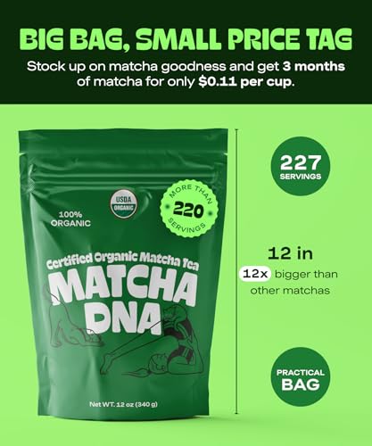Certified Organic Matcha Powder (12 Ounce)