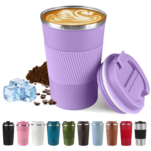 Vacuum Insulated Stainless Steel Travel Coffee Mug