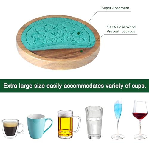 Wood Coasters for Drinks