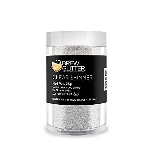 Clear Shimmer BREW GLITTER Edible Glitter For Drinks