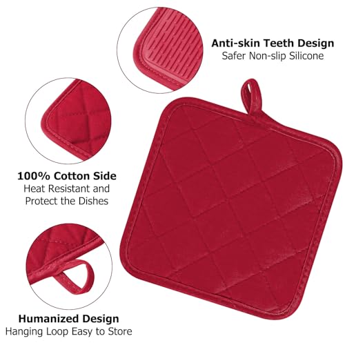 Oven Mitts and Pot Holders Set (4.2 Count)