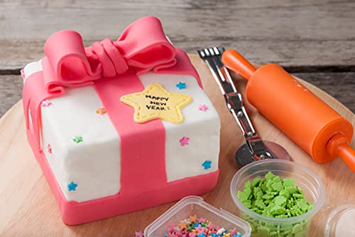 Premium Rolled Pink Fondant for Cake Decorating (16 Ounce)