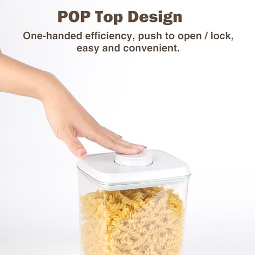 Pop Airtight Food Storage Containers Set with Lids (6 Count)