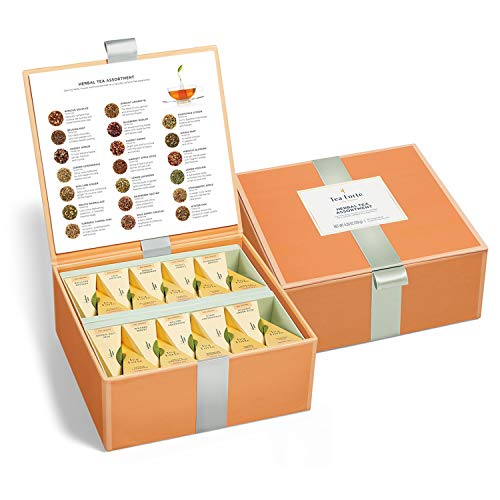 Tea Sampler 40 Pyramid Infuser Bags (40 Count)