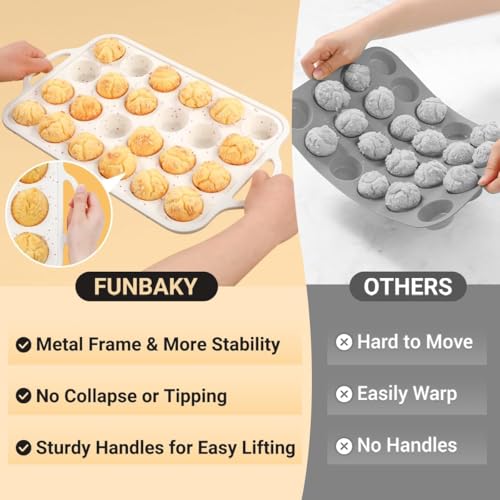 Silicone Mini Muffin Pan (2 Count)