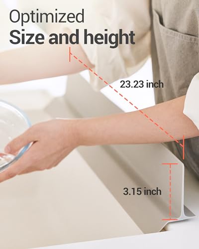 Kitchen Sink Splash Guard 23 in