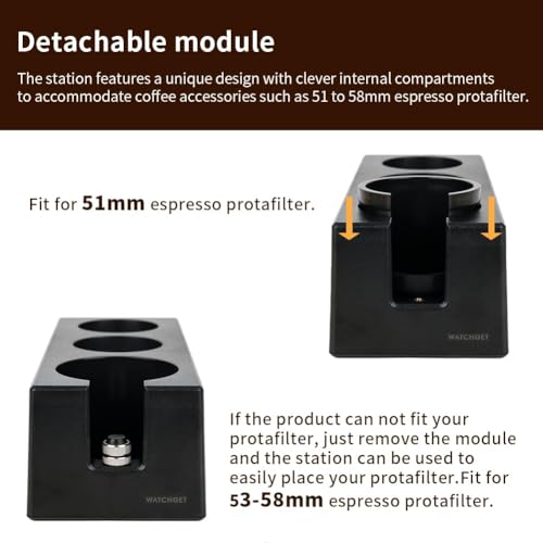 Espresso Tamping Station Organizer Portafilter Holder