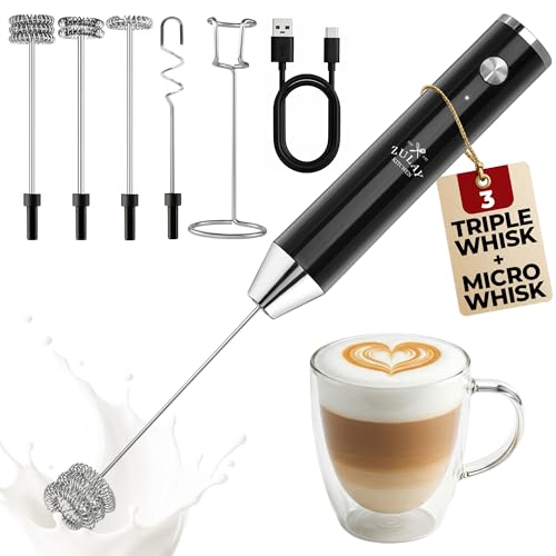 Rechargeable Milk Frother Handheld