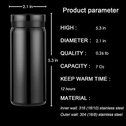 Mini Thermos Cute Water Bottle