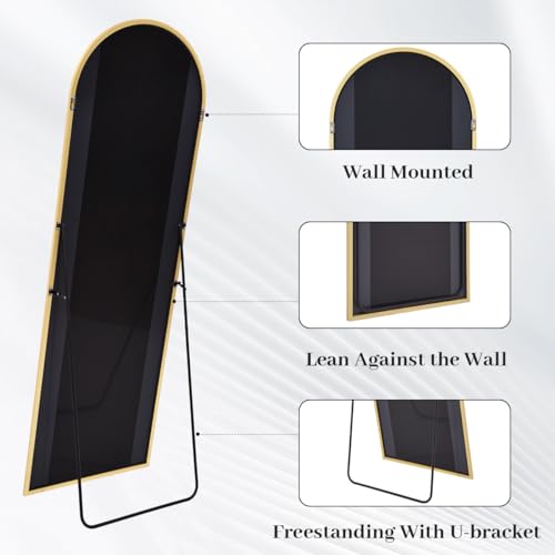 16 x 59 inch Arched Full Length Mirror