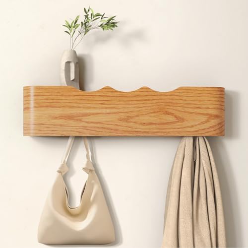 Wall Mounted Coat Rack with Shelf