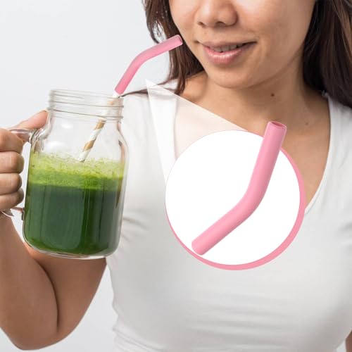 6pcs Food Grade Silicone Straw Tips (6 Count)