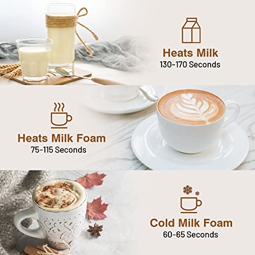Milk Frother Automatic Hot & Cold Foam Maker