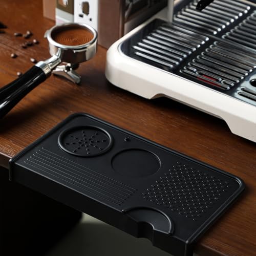 Espresso Tamping Mat with Portafilter Slot