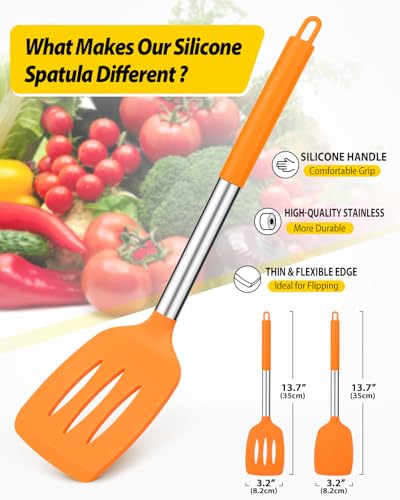 Pack of 2 Silicone Solid Turner (2 Count)