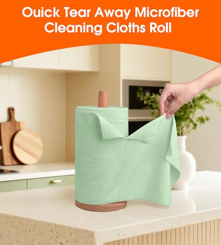 Microfiber Cleaning Cloth Roll (100 Count)