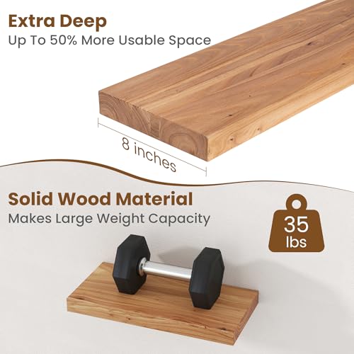 Floating Shelves for Wall Decor (2 Count)