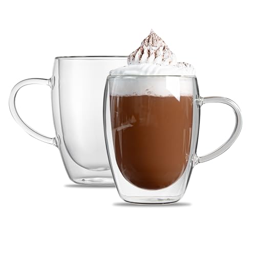 12 oz Professional Glass Coffee Cup (2 Count)