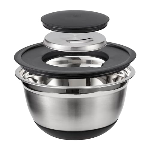 Stainless Steel Mixing Bowls Set with Lids