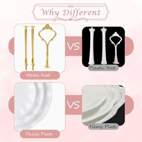 5 Pcs Dessert Table Display Set