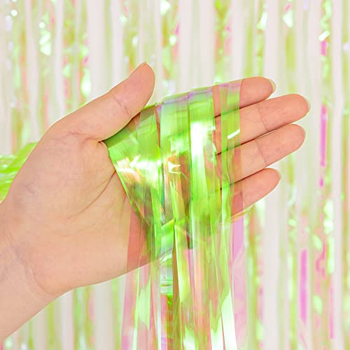 Iridescent Foil Fringe Curtains (2 Count)