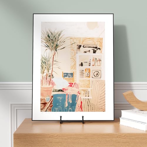 3 Pack 12 Inch Plate Stands for Display Metal Picture Stand Plate Holder (3 Count)