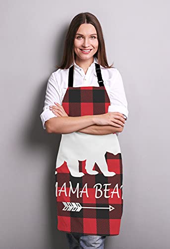 Mama Bear Kitchen Cooking BBQ Chef Apron