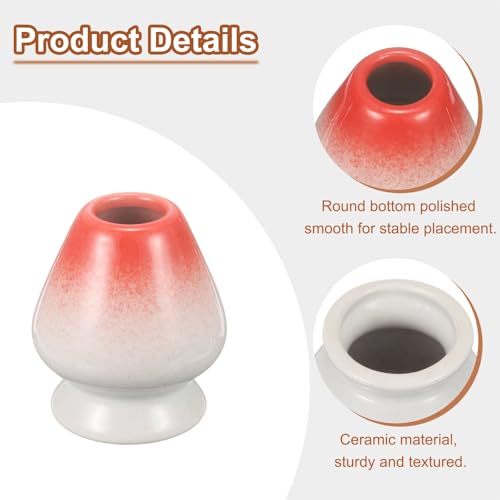 Ceramic Chasen Stand 70mm Matcha Whisk Holder Teas Set Whisks Stand Traditional Matcha Tea Chasen Holder Tea Set Accessories for Tea Tasting