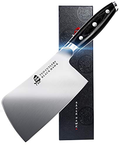 Meat Cleaver 6 Inch Heavy Duty Chopper Knife for Butcher & Kitchen