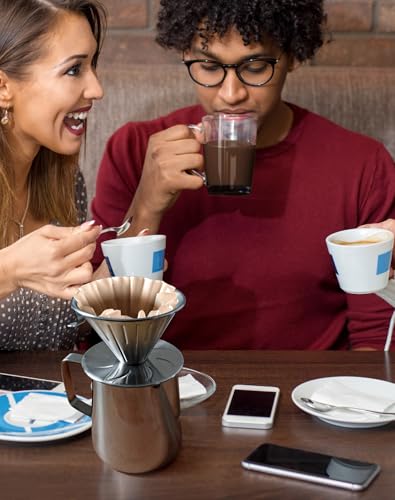 Stainless Pour Over Coffee Maker Set