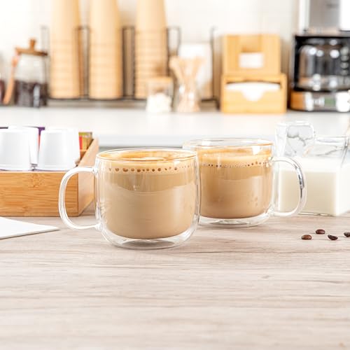 Forma Professional 16.9 Ounce Double Wall Coffee Mugs (2 Count)