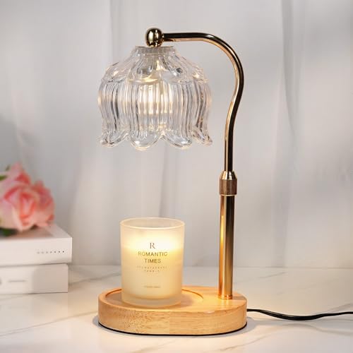Flower Candle Warmer Lamp with Timer