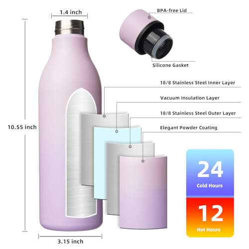 25oz Insulated Water Bottle
