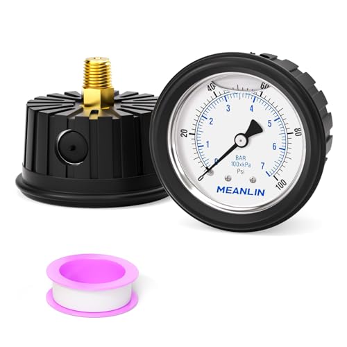 0~100Psi Stainless Steel Liquid Filled Pressure Gauge 1