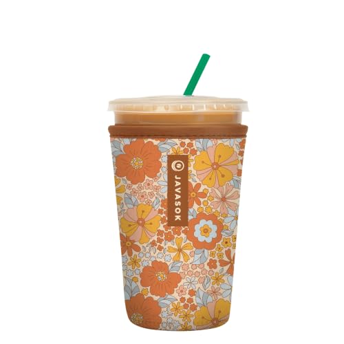 JavaSok Iced Coffee & Cold Soda Insulated Neoprene Cup Sleeve